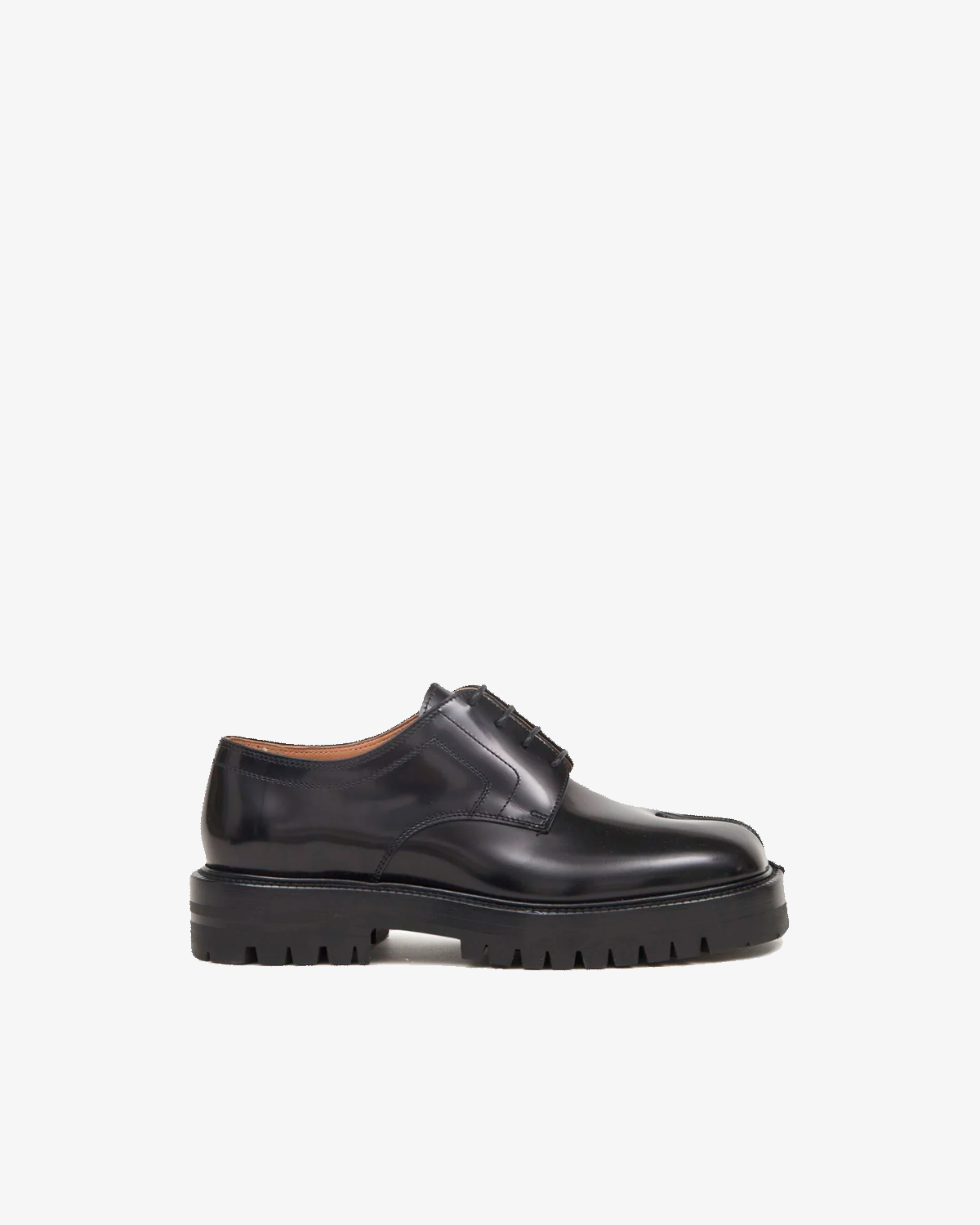 Tabi Toe Lace Up Shoes Black