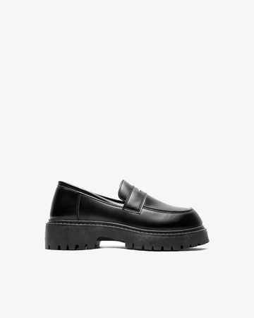 Chunky Leather Loafers