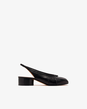 Tabi Vintage Slingback Pumps Black